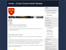 Tablet Screenshot of northshieldsparish.org